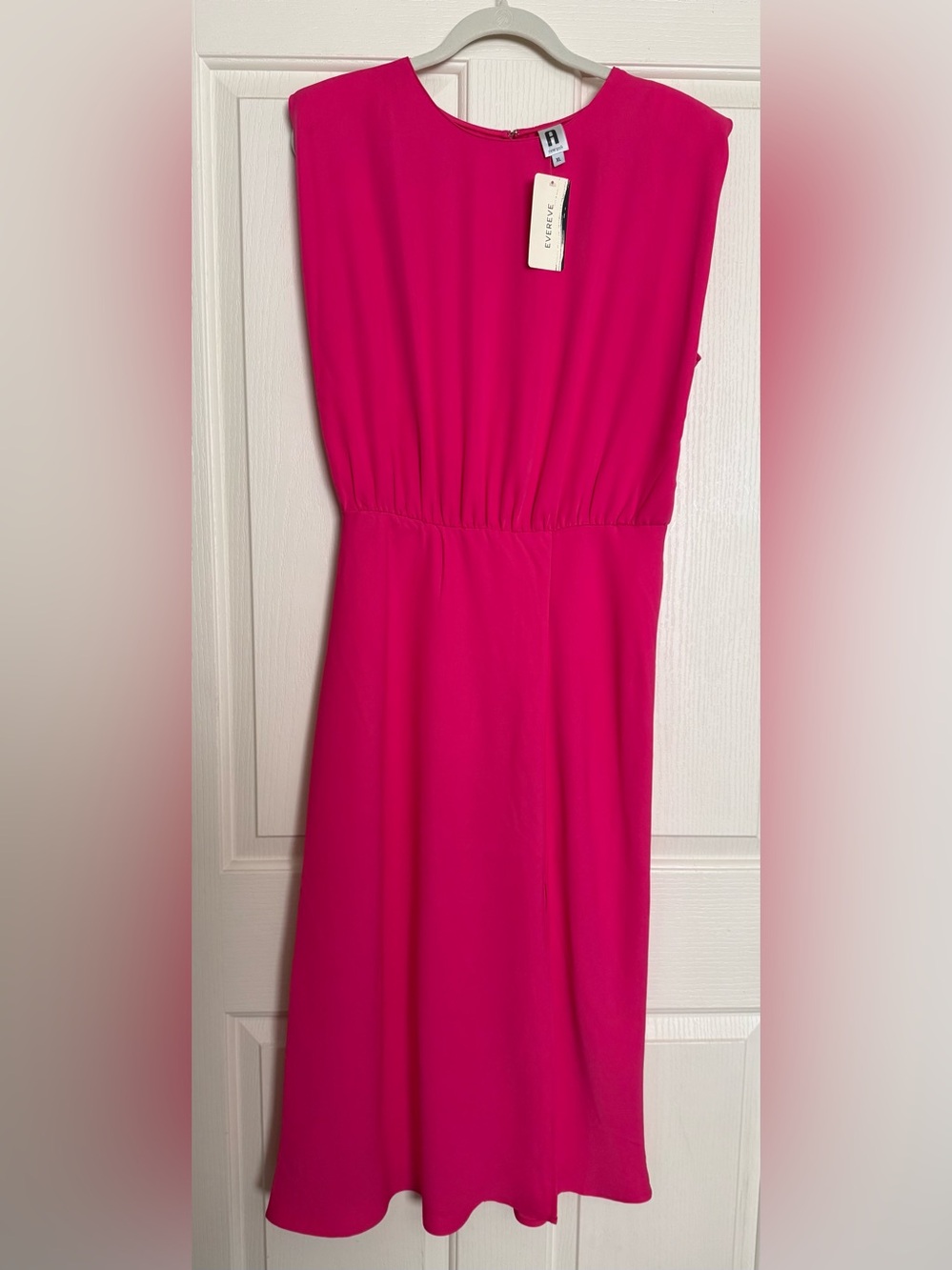 NWT New York brand Vibrant Hot Pink Midi Dress from Evereve